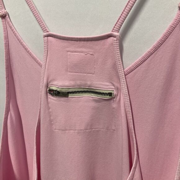 Free People FP MOVEMENT Hot Shot Onesie Light Pink Womens  XL Harem Romper - Picture 10 of 11